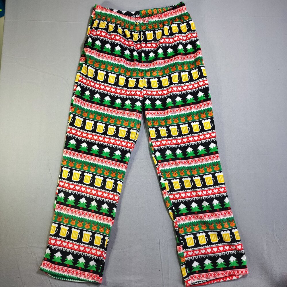 Under Disguise Ugly Christmas pyjamas sleep wear men's size M multi-colour